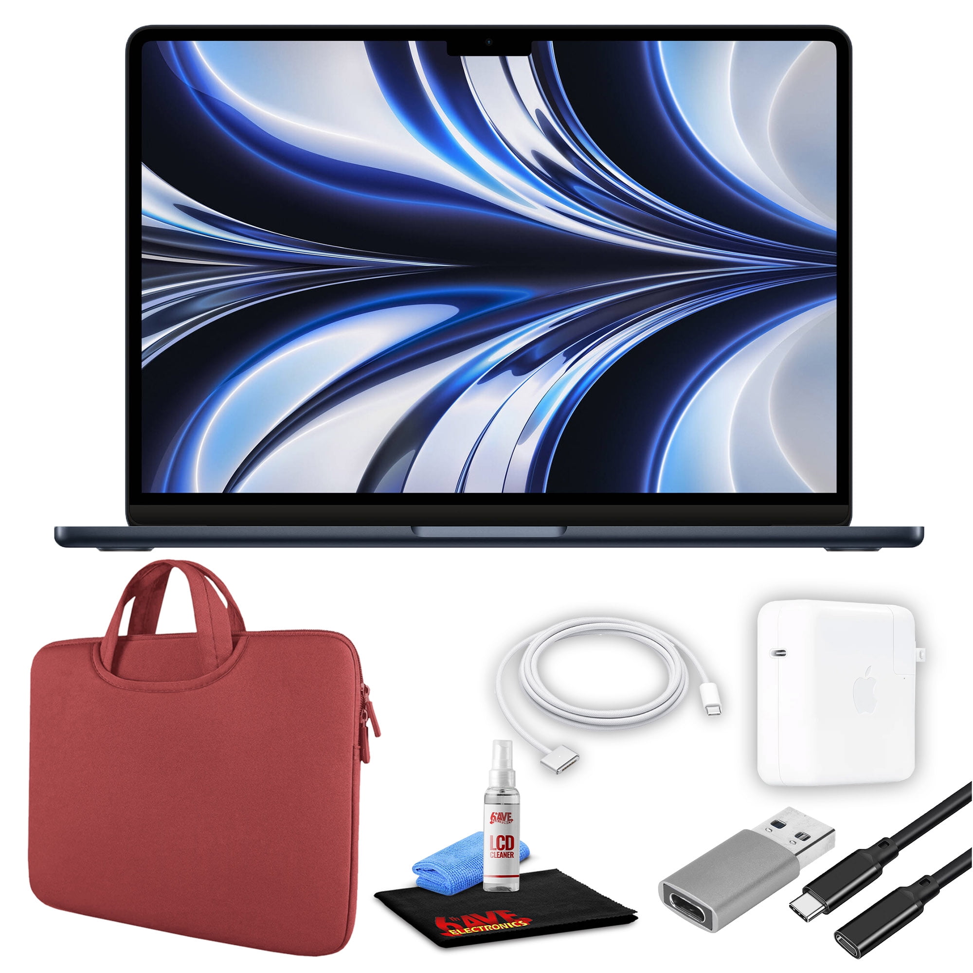 Apple macbook air 13 laptop m2 chip 8 core cpu 8gb ram mid 2022