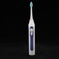thumbnail image 2 of Cepillo de eléctrico portátil para mujeres y hombres atención bucal - 2 colores opcionales - cabezales de cepillo cambiantes Azul shamjiam Cepillo de dientes eléctrico, 2 of 9