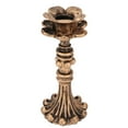 thumbnail image 1 of Candelabro vintage tallado, hermoso candelabro de pilar de bronce tallado para bodas y cumpleaños., 1 of 14