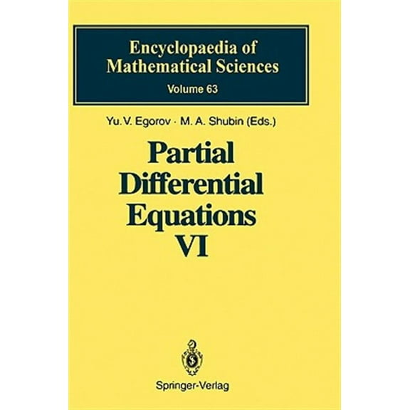 Encyclopaedia of Mathematical Sciences: Partial Differential Equations VI: Elliptic and Parabolic Operators (Hardcover)