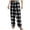Black, variant on ZVNAΖH Women's Plush Fuzzy Pajama Pants Warm Cozy Pj Bottoms Winter Warm Sleep Pants Lounge Pants