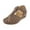 Brown, variant on Qiaocaity Women's Sandals with Arch Support Casual Comfortable Hollowed Out Wedge Sandals Brown Size 6