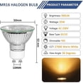 thumbnail image 2 of 8 Pcs Gu10 35w Ampoules Réflecteurs Halogènes, Projecteur Dimmable, Blanc Chaud 2700k, 2 of 5