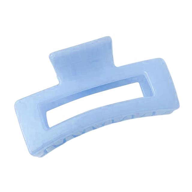 Garra de pelo para mujer Pinza de cabellero grande antideslizante de 3 pulgadas pinza de cabellero francesa grande para mujeres niñas piensa accesorios de cabellero - Azul Azul Magideal Garra de pelo para mujer
