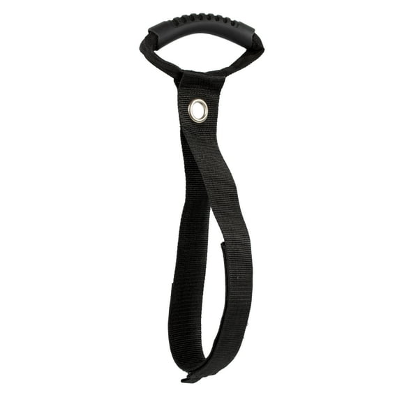 Eurow Cord and Hose Carrying Strap with Handle, 75 lb Capacity, Black