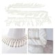 thumbnail image 3 of Pearl Beads Tassel Ribbon Edge Trim Pendant Hand Made Craft DIY Clothes Curtain Accessories(7.5cm Width ), 3 of 4