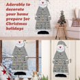 thumbnail image 5 of Christmas Felt Wall Hanging Calendar With Pockets Reusable Gray, 5 of 5