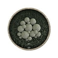 thumbnail image 5 of Charcoal Gray, Speckled Ceramic Fire Balls | Mixed Set of 18, 5 of 7