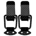 thumbnail image 1 of clips decorativos de fibra de carbono para parachoques de coche, piezas de reparación, accesorios universales para coche, color negro, 1 of 8