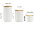 thumbnail image 3 of CUITING Boîtes à Thé Café Sucre 8.8 Oz Récipient à Sucre Pots à Thé en Céramique avec Couvercle Hermétique Boîtes de Rangement pour Aliments Ensemble de Boîtes à Thé Café Extra Savon, 3 of 6