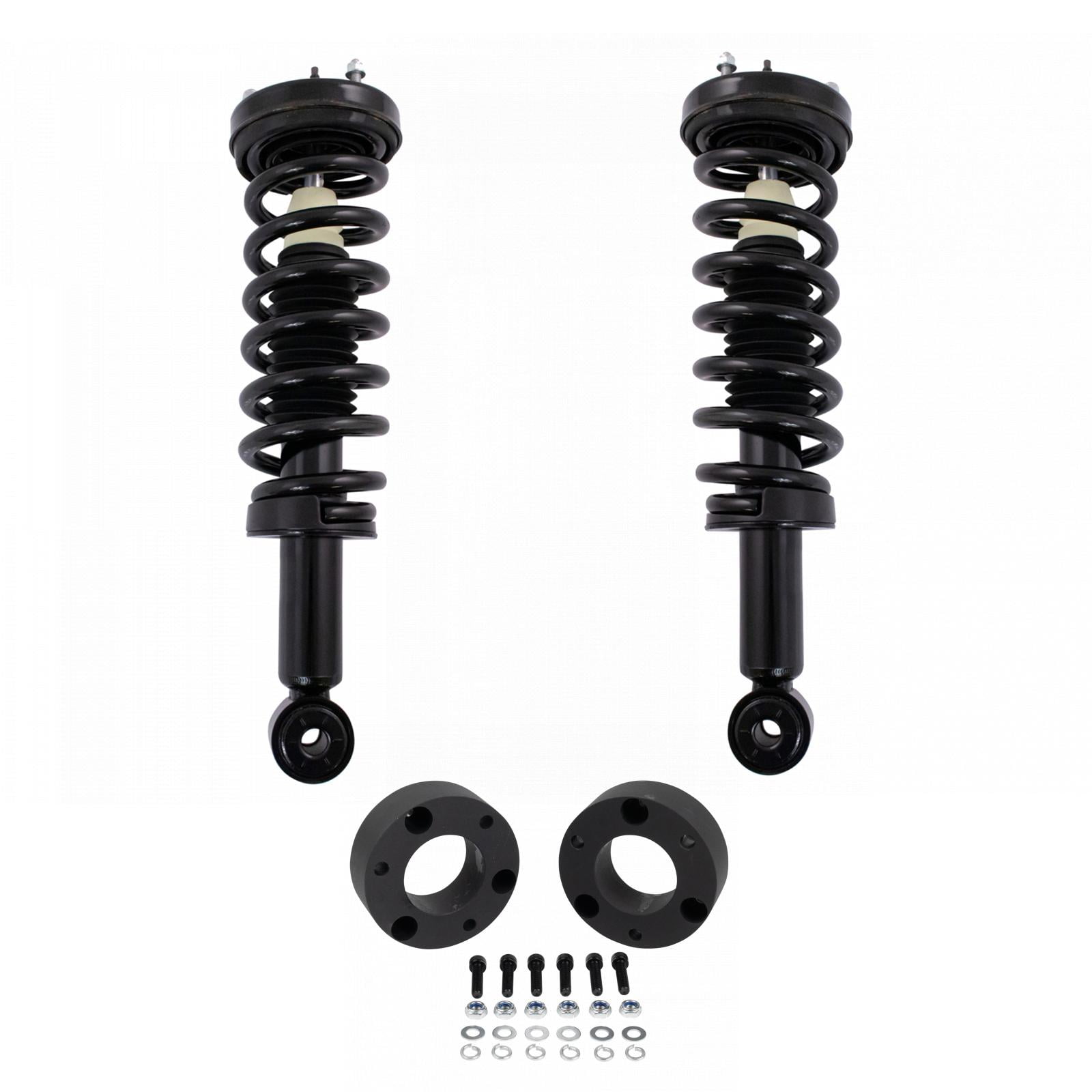 Autos Part Outlet™ New 2.5" Lift Leveling Complete Loaded Front Strut Shock Spring Assembly Set