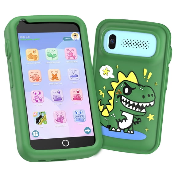 Toy Smartphone E Teacher Kids Dinosaur, pantalla de 3.97 pulgadas, más de 200 juegos