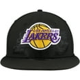 thumbnail image 2 of Men's New Era Black Los Angeles Lakers Blackout Shadow Logo 59FIFTY Fitted Hat, 2 of 4