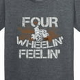 thumbnail image 4 of Inktastic Four Wheeling Mudding Activity Youth T-Shirt, 4 of 5