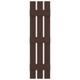 thumbnail image 3 of Ekena Millwork 12"W x 71"H Mid-America Vinyl, Standard Size Three Board Spaced Shutters, w/Installation Shutter-Lok's & Matching Screws (Per Pair), 009 - Federal Brown, 3 of 13