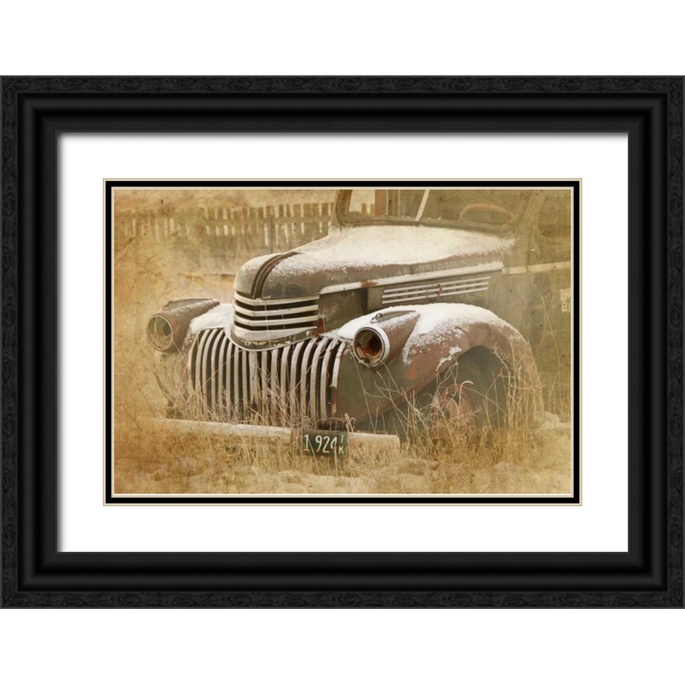 Framed Rucks Murdock, Ramona 14x11 Black Ornate Wood Framed with Double Matting ...