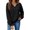 19# Black, variant on Women’s Long Sleeve V Neck Basic Sweaters Classic Pullover Tops Soft Loose Business Casual Work Fall Spring Clothing Pink M