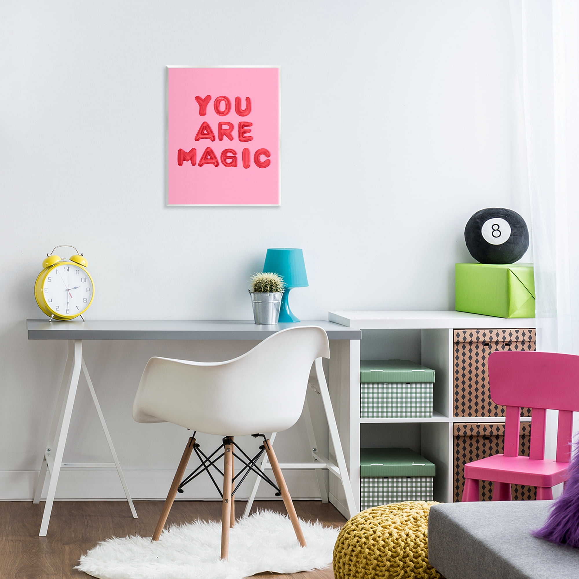 Stupell Industries You Are Magic Red & Pink Wall Plaque Art, design by LISH Creative