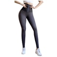 thumbnail image 2 of Xihbxyly Liquidación de Ropa de Mujer Pantalones Cortos de Yoga para Correr Control Abdominal y Cintura Alta para Mujer, 2 of 3
