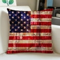 thumbnail image 5 of LmnLft Vintage American Flag Pillow,USA Flag Throw Pillow Cotton Linen Square Cushion Cover,American Flag Decorations Throw Pillow Covers Patriotic Memorial Day Outdoors Decor,for Sofa Couch Bed, 5 of 9