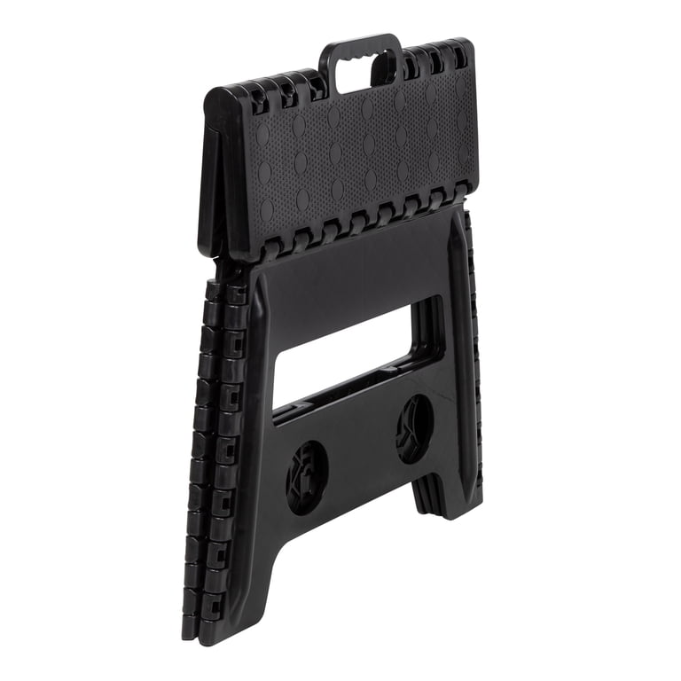 Mainstays 1-Step Folding Stool, Black Plastic, 300 lb Capacity photo 5
