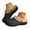 Black, variant on Slippers for Women Men Furry Lined Clogs Indoor Outdoor Waterproof Slip on Shoes Mules