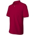 thumbnail image 3 of Hanes 504 Cotton-Blend Jersey Mens Polo With Pocket Size Medium, Deep Red, 3 of 3