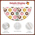 thumbnail image 3 of Fotbe Colorful Donuts Pattern Christmas Tree Skirt, Tree Skirts Plush Christmas Decorations, Christmas Tree Skirts Xmas Decorations Holiday Party Decor-36", 3 of 6
