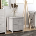 thumbnail image 5 of STYLIVIA 2-Drawer Nightstand Dusty Gray Oak 18.7" W × 15.7" D × 21.8" H, 5 of 9
