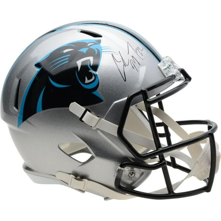 - Christian McCaffrey Carolina Panthers Autographed Riddell Speed Replica Helmet - Fanatics Authentic Certified