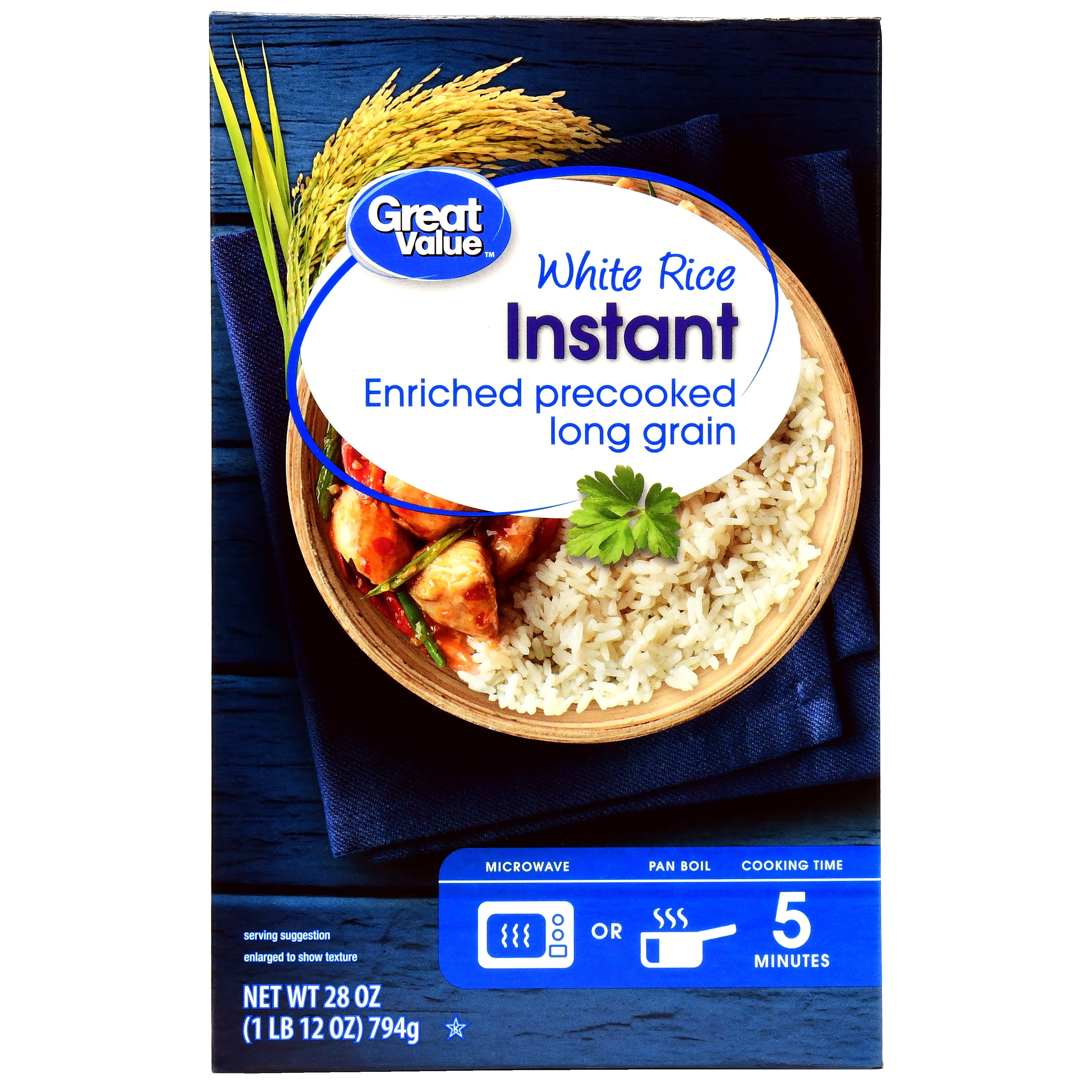 Great Value White Rice, Instant, 28 oz by Wal-Mart Stores, Inc.
