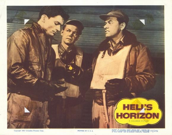 Hell/'s horizon John Ireland vintage movie poster print