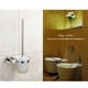 thumbnail image 3 of Portaescobillas De Baño De Acero Inoxidable, Portavasos De Vidrio De Un Solo Cepillo Montado En La Pared, Accesorios De Hardware De Baño Yuarrent HA017253-00, 3 of 5