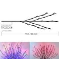 LED Wrapped Lighted Willow Branch Lights Battery Operated with Remote