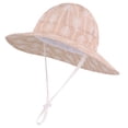 thumbnail image 7 of Jamicy Sun Hat for Boys Girls Summer Outdoor Wide Brim UPF 50+ Adjustable Strap Toddler Beach Hat for Boys & Girls, 7 of 7