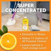 Citra Solv Cleaning Valencia Orange, Concentrate Natural Cleaner & Degrease, 8 Ounces - Pack Of 2