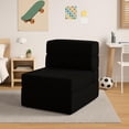 thumbnail image 3 of Sillón Plegable Individual Negro+ Cama para Perro y Peluche de Oso, 3 of 5
