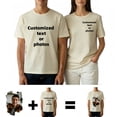 thumbnail image 4 of Personalized Custom T-Shirt Print Your Own Photo Logo Customized Cotton Tee, 4 of 11