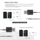 thumbnail image 5 of Adaptador Transmisor receptor de audio 5.0 compatible con Bluetooth Adaptador estéreo AUX de 3,5 mm para PC TV, 5 of 9