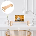 thumbnail image 1 of HONMEET Bamboo Computer Heightening Stand Khaki Rectangular 1Pack for Desk and Home Use, 1 of 8