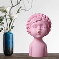 thumbnail image 1 of Estatua de resina Ángel adornos en apariencia decoración para hogar arte moderno Oficina adornos para el salón de fiest Rosado perfecl Estatua decorativa, 1 of 8