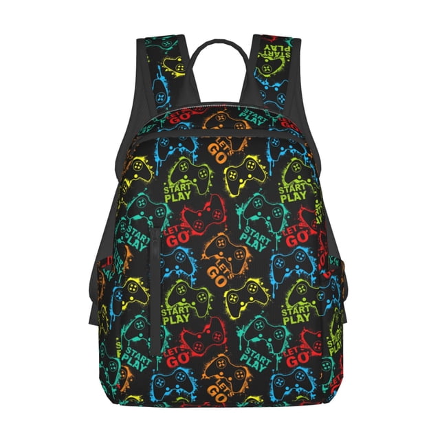 Fotbe Play Game Start Mochila Ligera para Hombres y Mujeres - Duradera y Resistente al Agua, Ideal para Escuela, Trabajo, Viajes y Uso Diario