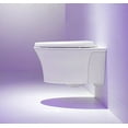 thumbnail image 2 of KOHLER Reveal Quiet-Close Elongated Closed Front Toilet Seat with Grip-Tight Bumpers in White, 2 of 4