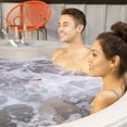 thumbnail image 5 of LifeSmart 4-Person 13-Jet Plug & Play Round Hot Tub with Thermal Cover, Taupe, 5 of 10