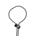 thumbnail image 3 of Bolo Tie Jinwen Cámara Colgante Vaquero Occidental Joyería Antigua Plata Antigua, 3 of 7
