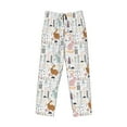 thumbnail image 4 of Xecao Fall Rabbit Men's Straight Lounge Pajama Pants: The Ultimate in Comfortable Sleepwear, 4 of 9
