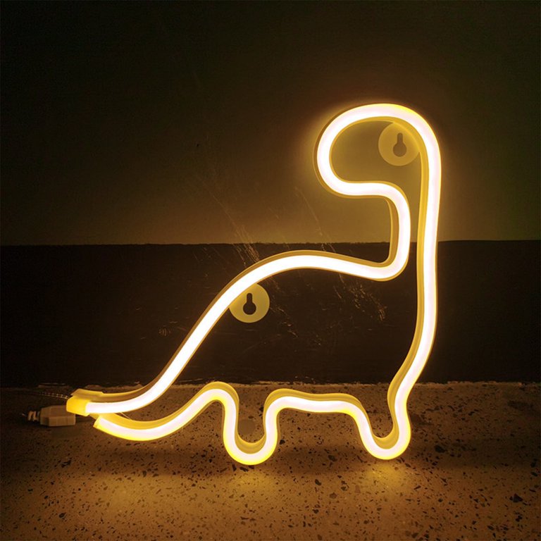 Lights for Bedroom Decor led dinosaur neon shape lantern creative