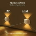 thumbnail image 3 of LED Wireless Wall Light Modern Wall Lamp Indoor 2700K/4500K/6500K Dimmings Wall Sconce with Motion Sensor Wall Lighting USB Rechargeable for Living Room Bedroom Hallways, 3 of 8