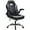 Gray, variant on MCQ Computer Gaming Chair, Ergonomic Racing Chair with Flip-up Armrest, PU Leather, Black Red