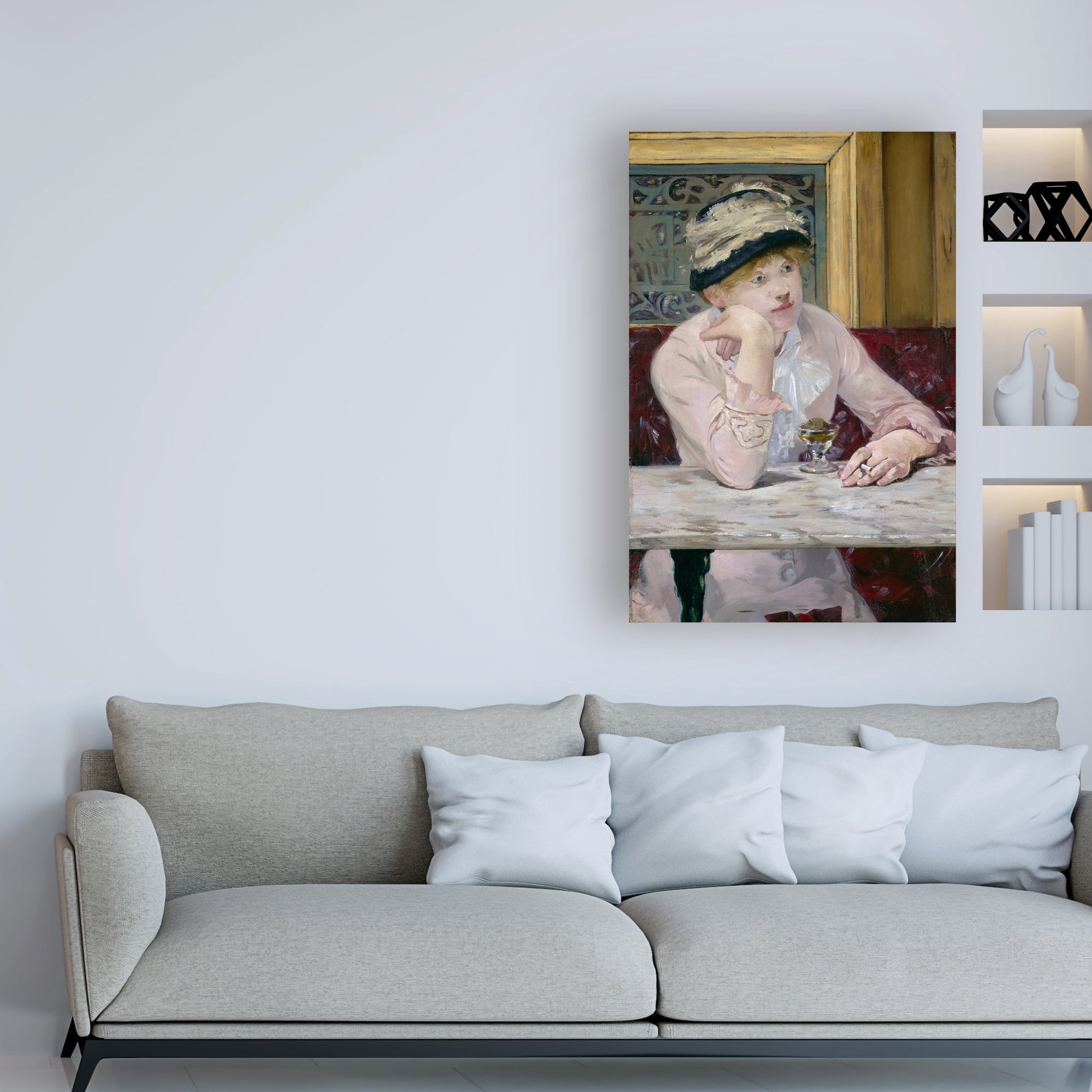 Trademark Fine Art 'Plum Brandy' Canvas Art by Manet